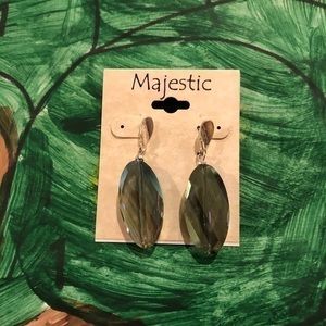 4/$25 Majestic Crystal Dangle Earrings